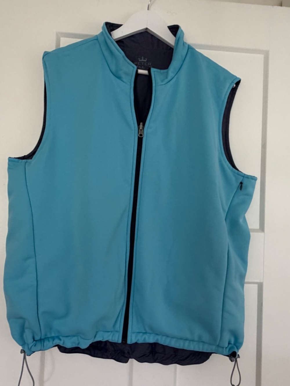 Peter Millar Vest Men's Xl Blue Gray REVERSIBLE